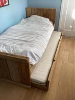 Steigerhouten Bed 90x200 + Bedlade, Ophalen, Gebruikt, 90 cm, Eenpersoons