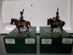 2 FRANSE TINNEN MOUNTED SOLDATEN SETS uit NAPOLEON WAR SERIE, Ophalen of Verzenden, Landmacht, Miniatuur of Beeldje