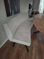 Gebogen eetkamer bank, 205 cm breed. Zgan, Huis en Inrichting, Stoelen, Ophalen, Zo goed als nieuw, Stof, Vijf, Zes of meer stoelen