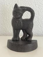 Gietijzeren deurstop kat, poes, staande kat, staande poes, Ophalen of Verzenden
