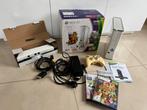 Xbox 360 Slim White Special Edition - kinect - compleet, Spelcomputers en Games, 4 GB, Met games, Ophalen of Verzenden, Met 1 controller