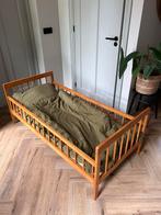 Vintage peuterbed kleuterbed juniorbed houten bed, 140 tot 160 cm, Zo goed als nieuw, 70 tot 85 cm, Ophalen