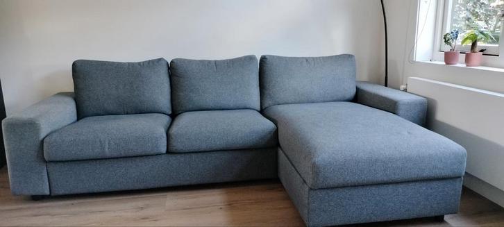 Vimle Ikea 3 zits bank met chaise longue, Huis en Inrichting, Banken | Bankstellen, Zo goed als nieuw, Hoekbank, Driepersoons