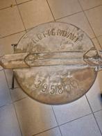Vintage Zinken Afvalemmer Rotterdam, Ophalen, Gebruikt, Zink, Met deksel
