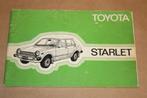 Toyota Starlet Instruktieboekje - 1978, Ophalen of Verzenden