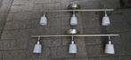 lampen spotjes, Ophalen, Halogeen, Metaal of Aluminium, Zo goed als nieuw