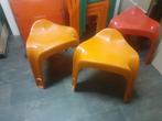 Alexander Begge design Casala jaren 70 oranje kruk retro, Kunststof, Gebruikt, ?, Casala