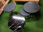 Bijzettafels diversen. Vanaf €10,- per stuk!!, Minder dan 55 cm, Rond, Hout, Ophalen