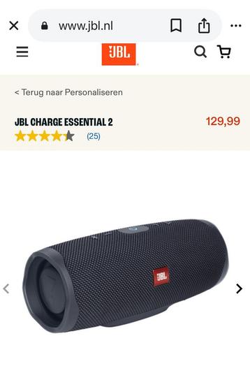 JBL CHARGEES 2 (originele verpakking) beschikbaar voor biedingen