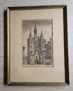 Cor van der Woerd (1901-1994). Sassenpoort Zwolle., Antiek en Kunst, Ophalen