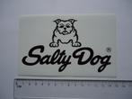 sticker SALTY DOG origineel buldog logo mode merk label retr, Verzamelen, Merk, Verzenden