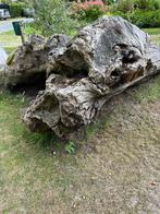 Teak Houten Stronk Tuinbeeld, Tuin en Terras, Ophalen, Gebruikt, Hout, Abstract beeld