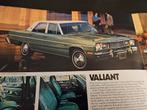 Brochure Plymouth Duster & Valiant 1975 USA, Ophalen of Verzenden, Zo goed als nieuw, Overige merken