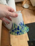 Vintage Lampenkap met Blauwe en Groene Accenten, Ophalen, Gebruikt, Wit, Overige vormen