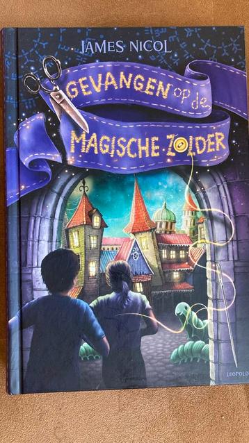 boek: Gevangen op de magische zolder - James Nicol beschikbaar voor biedingen