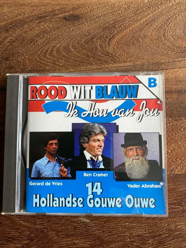 Rood Wit Blauw - 14 Hollandse Gouwe Ouwe CD, Cd's en Dvd's, Cd's | Nederlandstalig, Ophalen of Verzenden, Zo goed als nieuw, Levenslied of Smartlap