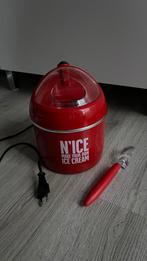 Rode ijsmachine - Maak je eigen ijs!, Witgoed en Apparatuur, IJsmachines, Ophalen, Zo goed als nieuw, Koelelement
