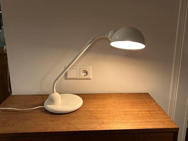 Vintage Happy Lights Bureaulamp Jaren 70/80, Huis en Inrichting, Lampen | Vloerlampen, Gebruikt, Minder dan 100 cm, Metaal, Ophalen of Verzenden