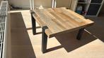 Industriële salontafel, Huis en Inrichting, Ophalen, Gebruikt, Vierkant, 50 tot 100 cm