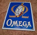 Omega emaille bord nieuw, Verzamelen, Ophalen of Verzenden, Zo goed als nieuw, Reclamebord