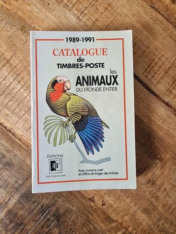 Catalogus Dierenpostzegels 1989 - 1991 wereld beschikbaar voor biedingen