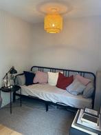 IKEA Fyresdal Slaapbank + 2 VannaReid Matrassen, Huis en Inrichting, Ophalen, Gebruikt, Zwart, Tweepersoons