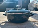 BK Braadpan Emaille - Inductie Geschikt, Gebruikt, Ophalen of Verzenden, Koekenpan of Braadpan, Gietijzer