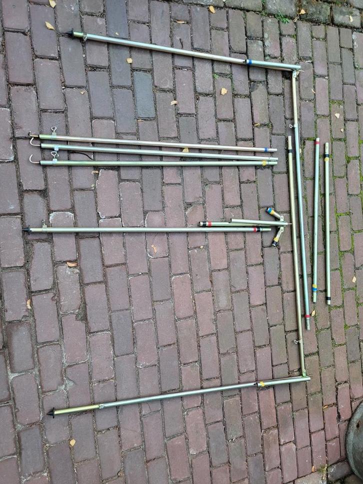 Diverse tentstokken, Caravans en Kamperen, Caravan accessoires, Zo goed als nieuw, Ophalen of Verzenden