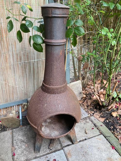 Gietijzeren Tuinkachel, Tuin en Terras, Tuinhaarden, Gebruikt, Ophalen