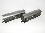 Fleischmann 2x 1555/5061 personenwagons, Gebruikt, Gelijkstroom, Fleischmann, Wagon