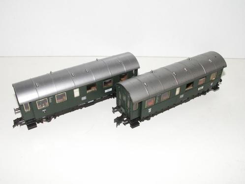 Fleischmann 2x 1555/5061 personenwagons, Hobby en Vrije tijd, Modeltreinen | H0, Gebruikt, Wagon, Gelijkstroom, Fleischmann, Ophalen of Verzenden