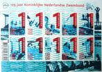 Frankeergeldig 10x1,31 postfris vel blok Zwembond postzegel, Ophalen of Verzenden, Na 1940, Postfris