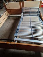 2 persoons bed met verstelbare bodem, Ophalen, Verstelbaar, 90 cm, Tweepersoons