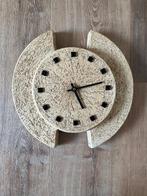 Vintage 60er jaren Design Keramiek Wandklok, Ophalen of Verzenden