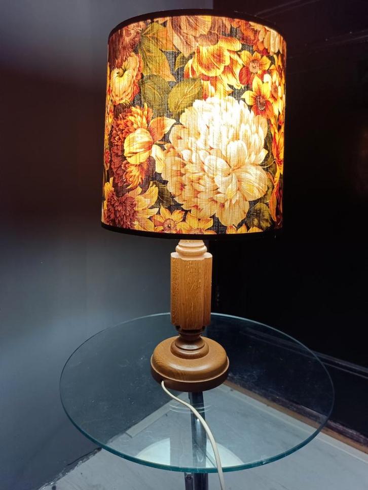 Antieke Tafel Lamp - Chique Vintage Stijl, Antiek en Kunst, Antiek | Lampen, Ophalen of Verzenden