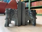 Set boekensteunen natuursteen olifant, Ophalen of Verzenden, Nieuw, Dier