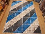 Vintage handgeknoopt oosters tapijt patchwork 300x200, Info@SlatsAntiek.nl, Tweedehands, 200 cm of meer, Crème
