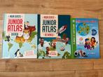 3 stuks! Kinderatlas De wereld/ dieren/ europa, Boeken, Ophalen, Zo goed als nieuw, Non-fictie