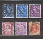 Engeland / kopjes 8 - oud, Postzegels en Munten, Postzegels | Europa | UK, Verzenden, Gestempeld