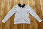 Juffrouw Jansen top / shirt - Wit Zwart - Medium / maat 38, Maat 38/40 (M), Wit, Ophalen of Verzenden, Zo goed als nieuw