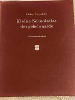 Kleine Schoolatlas der gehele aarde - 1962, Gelezen, Bosatlas, Ophalen of Verzenden, 1800 tot 2000