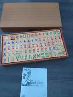 Mah Jong spel in houten kist, Ophalen, Gebruikt, Onbekend, Vijf spelers of meer