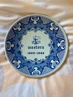 Delfts blauw wandbord Wastora jubileum, Antiek en Kunst, Antiek | Wandborden en Tegels, Ophalen of Verzenden