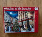 Kerstpuzzel 'Christmas at the bookshop' - 1000 stukjes, Ophalen of Verzenden, 500 t/m 1500 stukjes, Zo goed als nieuw, Legpuzzel