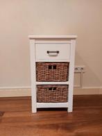 Wit nachtkastje Valerie, Ophalen, Overige materialen, Gebruikt, Minder dan 45 cm