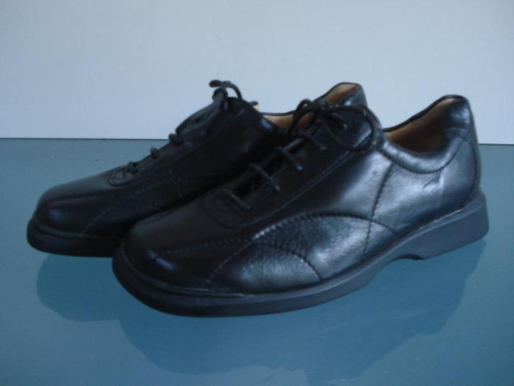 HARTJES | Nieuwe leren zwarte wandelschoenen 36.5, Kleding | Dames, Schoenen, Nieuw, Wandelschoenen, Zwart, Verzenden
