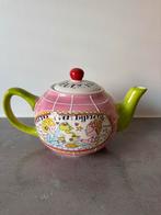 Blond Amsterdam Theepot ‘even bijkletsen’, Antiek en Kunst, Antiek | Keramiek en Aardewerk, Ophalen of Verzenden