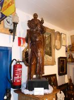 17de eeuwse "heilige Christoffel" beeld in walnoot, Ophalen