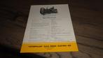 USA Folder  CATERPILLAR  D318 DIESEL  ELECTRIC  SET , 1-1950, Verzenden, Gelezen, Overige merken