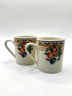 2 gezellige Heinrich Winterling Bekers met Fruitdecor, Ophalen of Verzenden